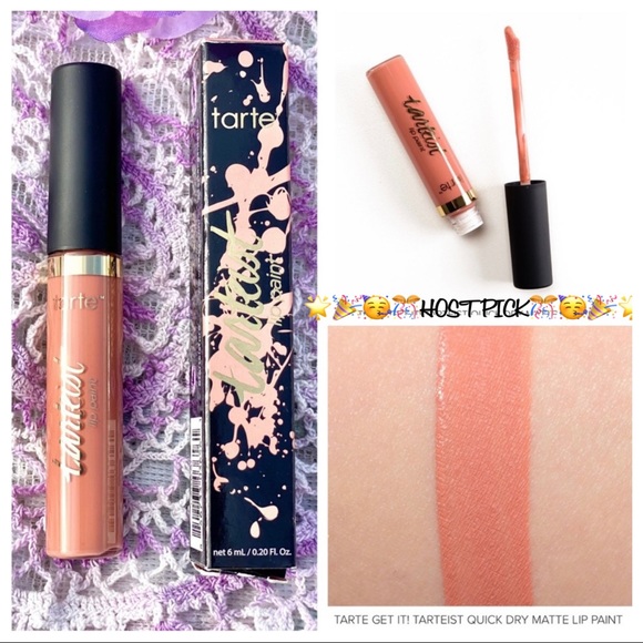 🎉HP NIB “Tarteist Lip Paint” In Shade “Get It” Warm Nude Peach 🍑 - Picture 2 of 15